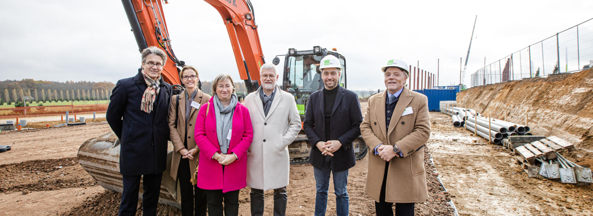 De eerste steen van Green Business Park Ecolys in Rhisnes is gelegd